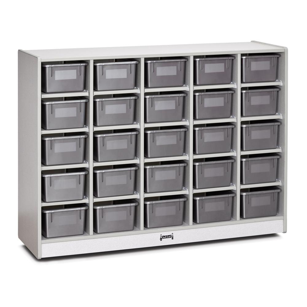 25 Cubbie-Tray Mobile Storage. Picture 1