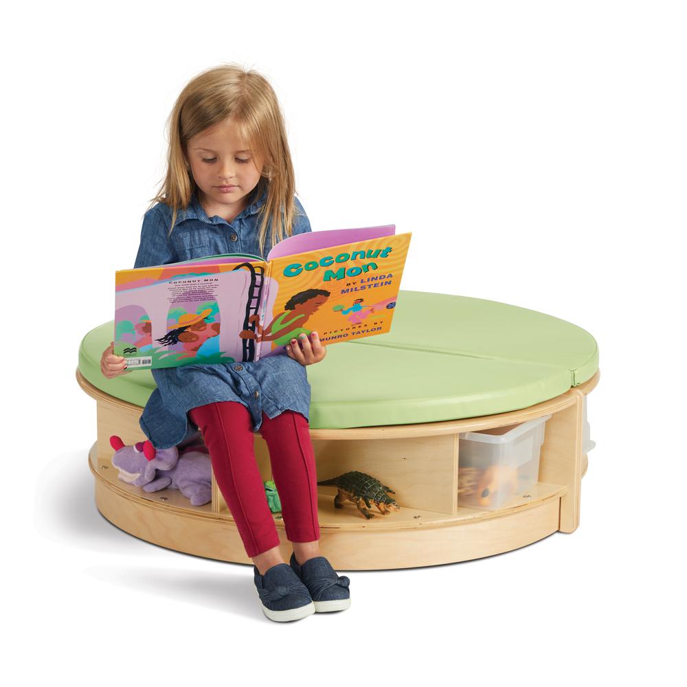 Jonti-Craft® Read-a-Round Island - Key Lime. Picture 1