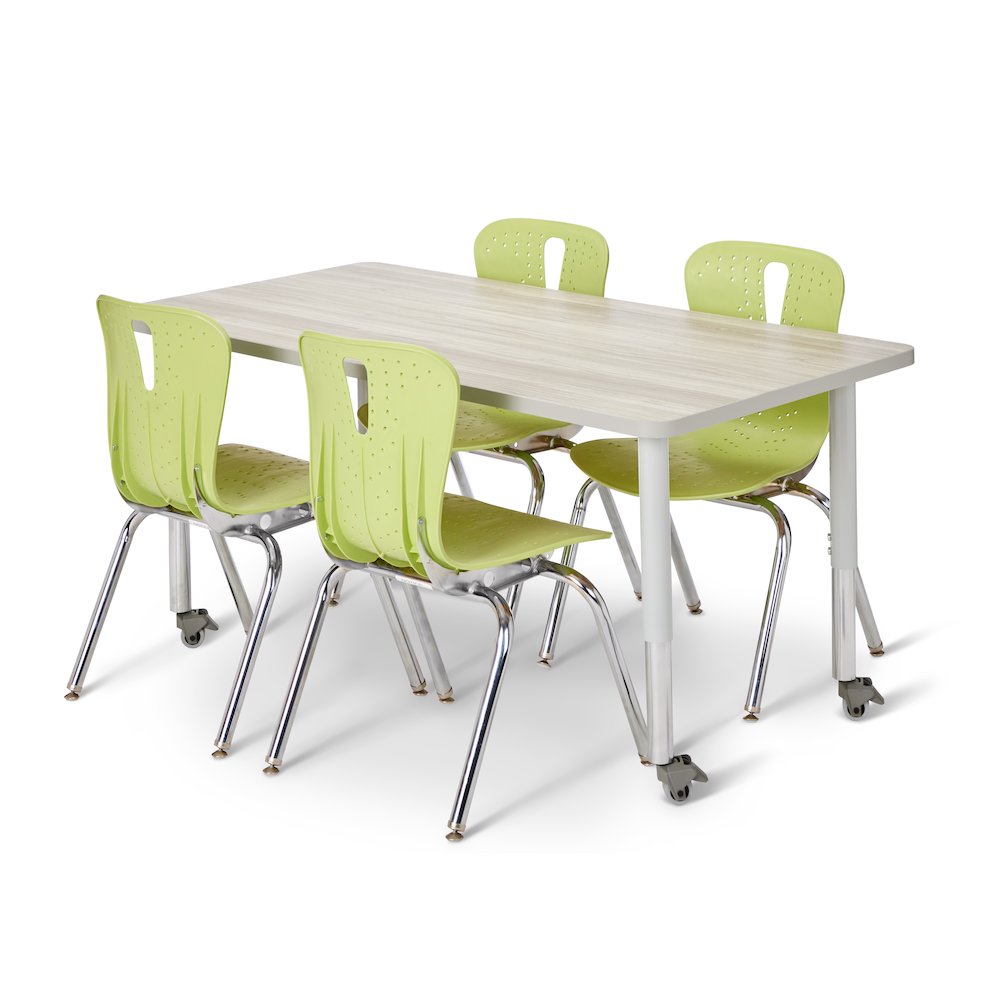 Berries Flow Chair - 18" Seat Height - Key Lime. Picture 8