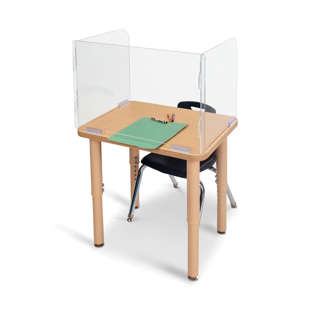 Jonti-Craft® See-Thru Student Desktop Shield -16.5" High. Picture 7