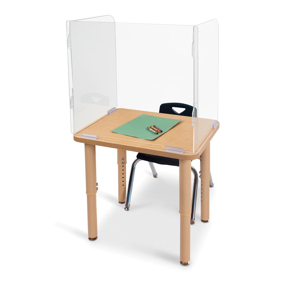 Jonti-Craft® See-Thru Student Desktop Shield - 23.5" High. Picture 7