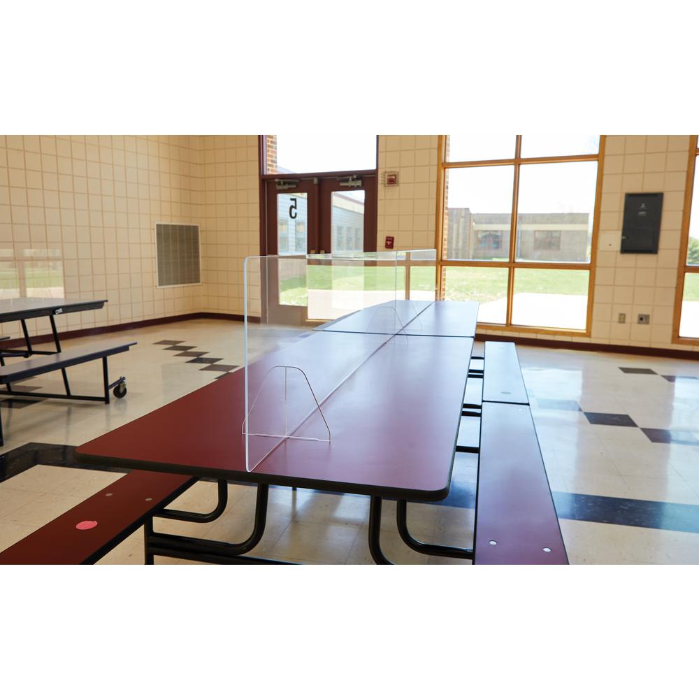 Jonti-Craft® See-Thru Table Divider Shields - Center Divider - 59.5" x 12" x 24". Picture 5