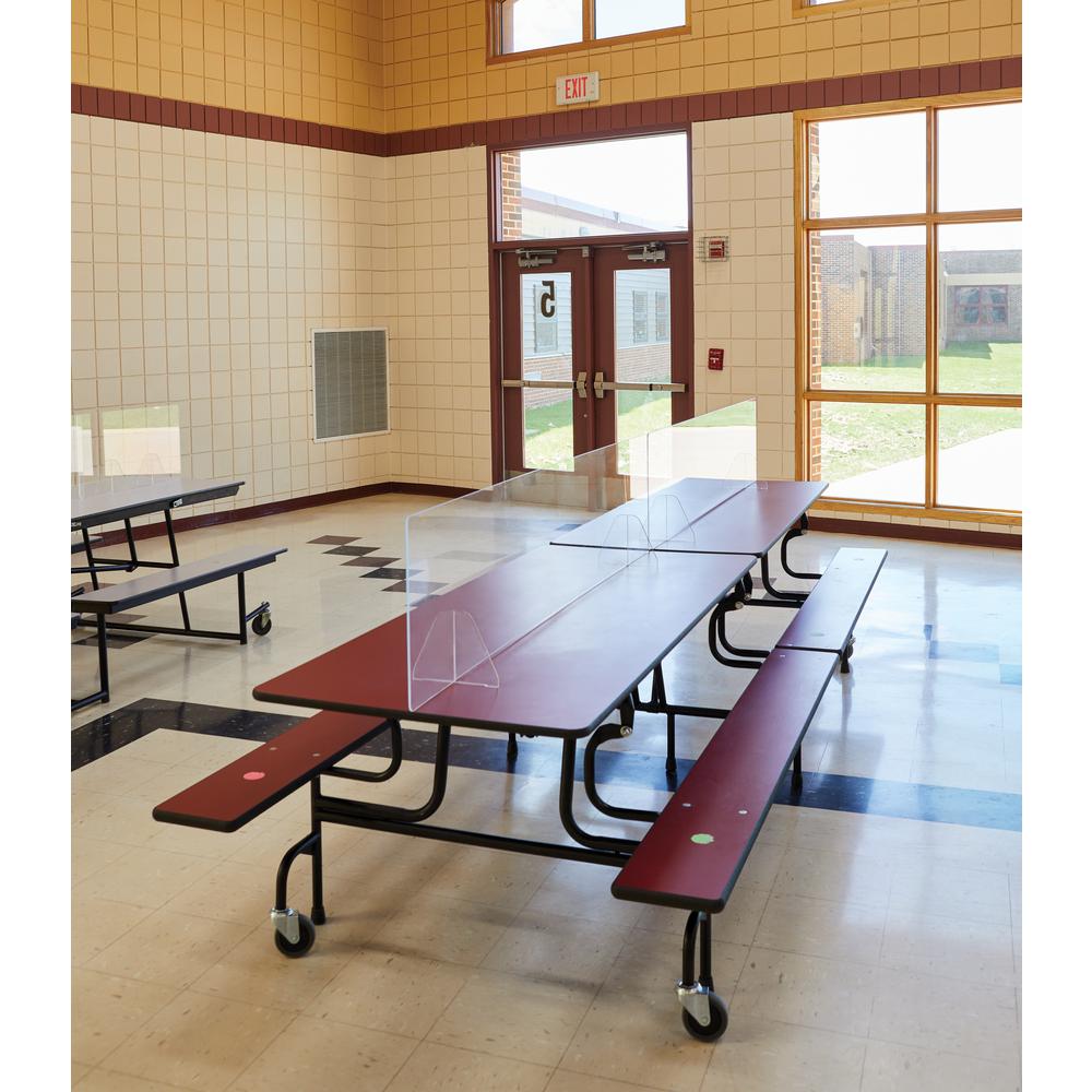 Jonti-Craft® See-Thru Table Divider Shields - Center Divider - 59.5" x 12" x 24". Picture 6
