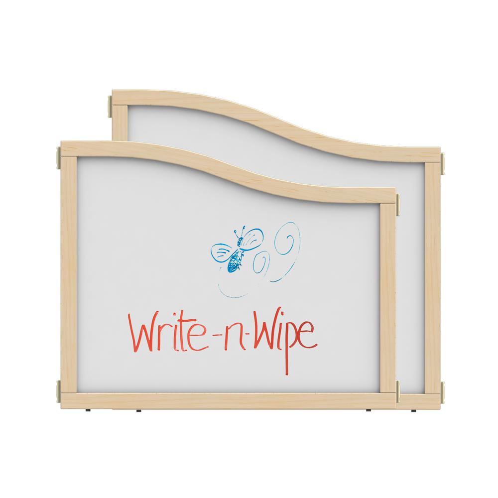 Cascade Panel - E To A-height - 36" Wide - Write-n-Wipe. Picture 2
