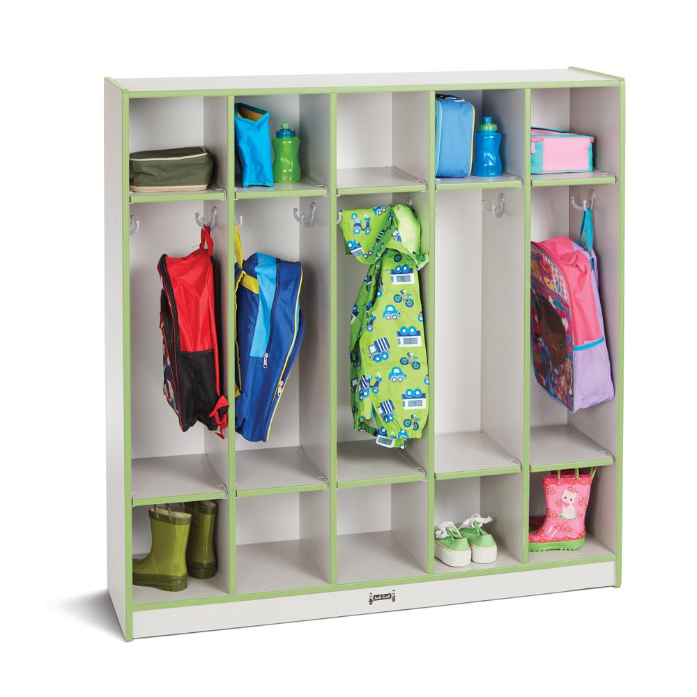 5 Section Coat Locker. Picture 1