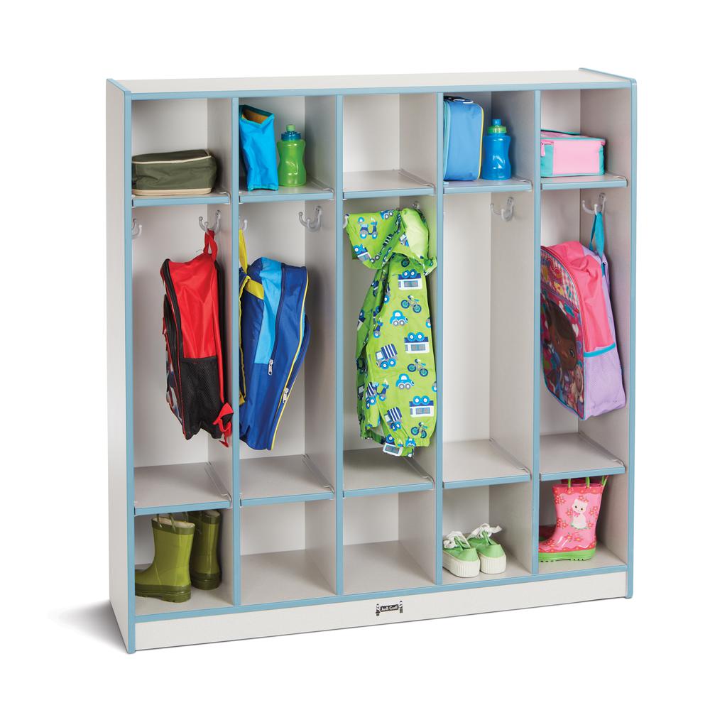 5 Section Coat Locker. Picture 1