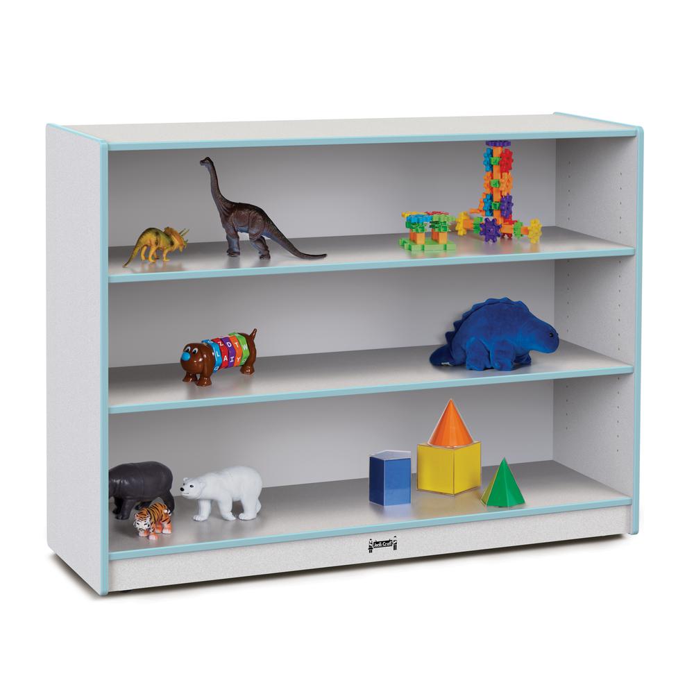 Super-Sized Adjustable Mobile Straight-Shelf. Picture 1