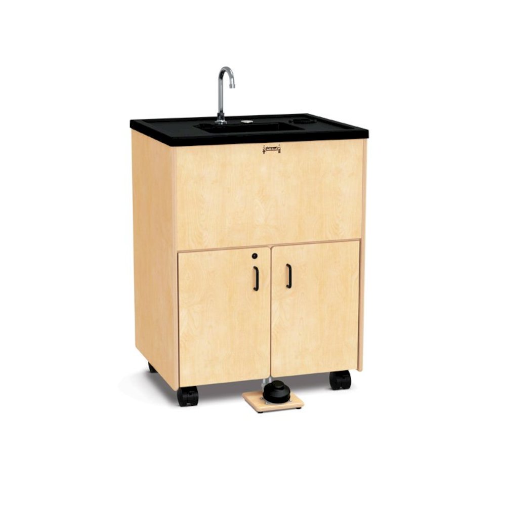Jonti-Craft Clean Hands Helper – Nonelectric - 38" Counter - Plastic Sink. Picture 1