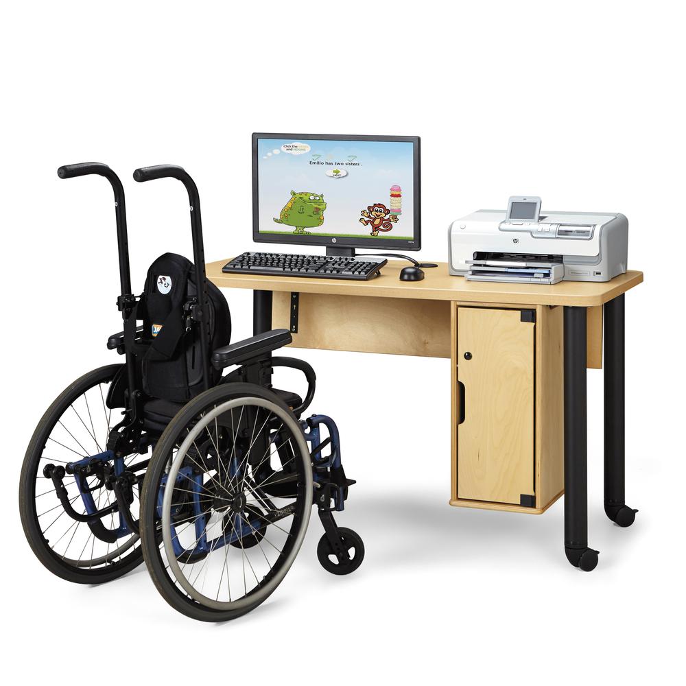 Single Computer Lab Table. Picture 2