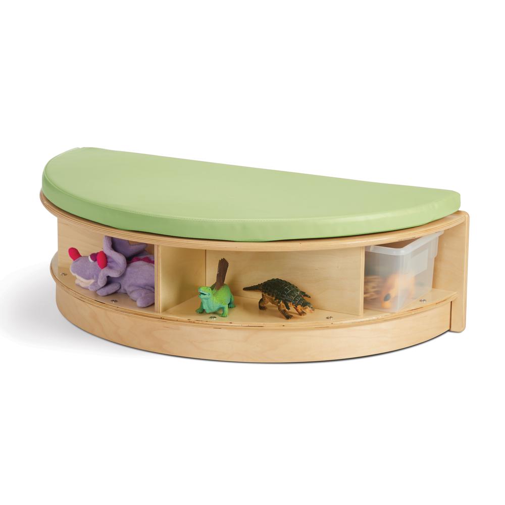 Jonti-Craft® Read-a-Round Semi - Key Lime. Picture 1