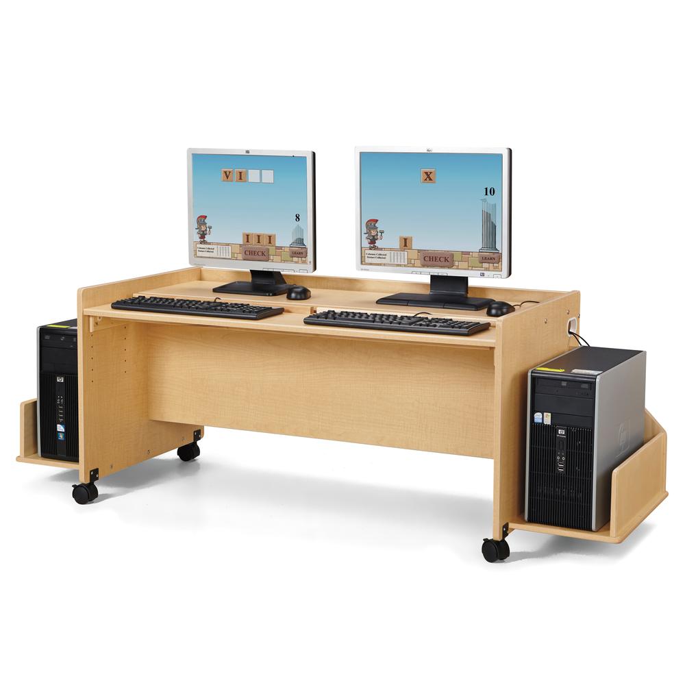 Enterprise Double Computer Desk. Picture 3