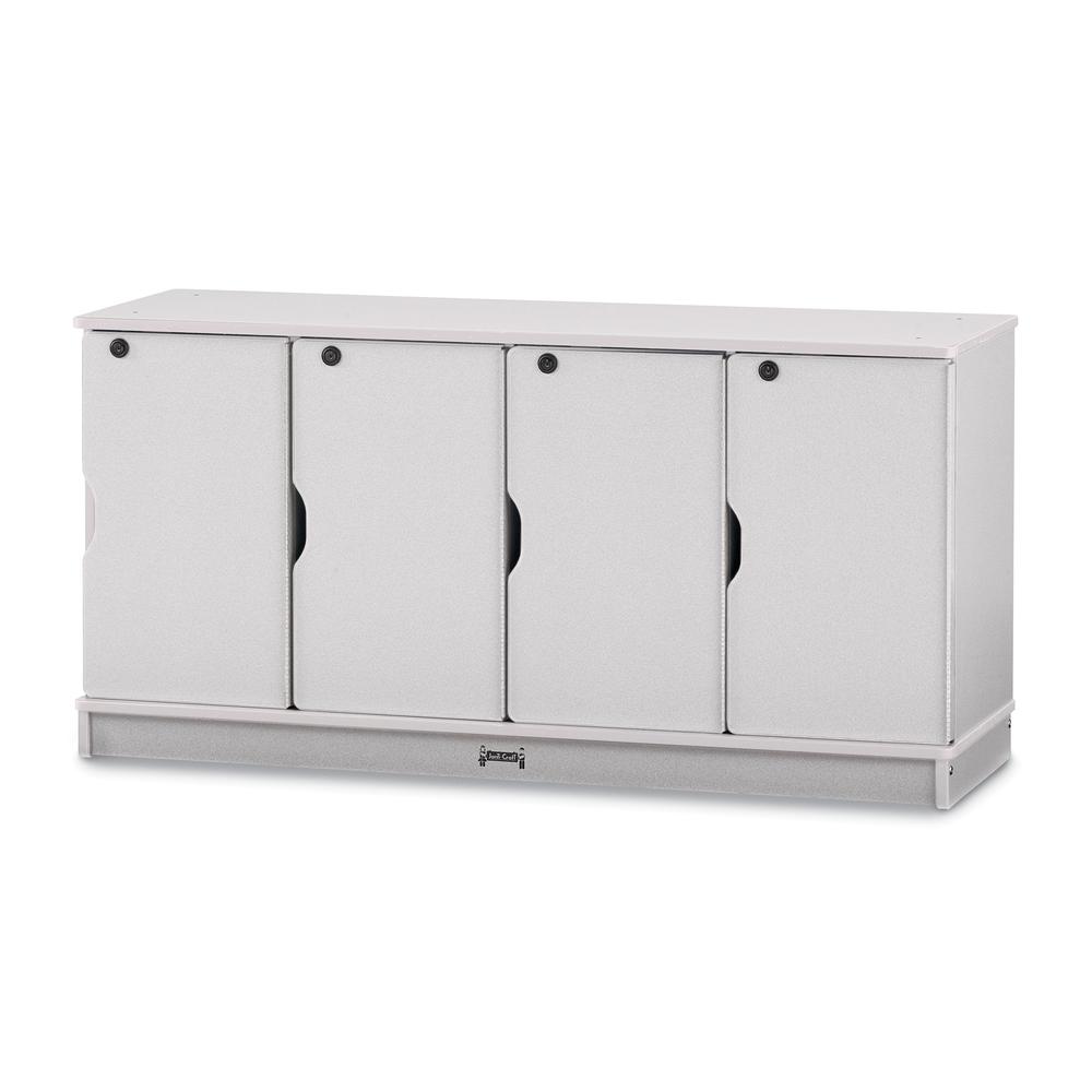 Stacking Lockable Lockers -  Single Stack. Picture 1