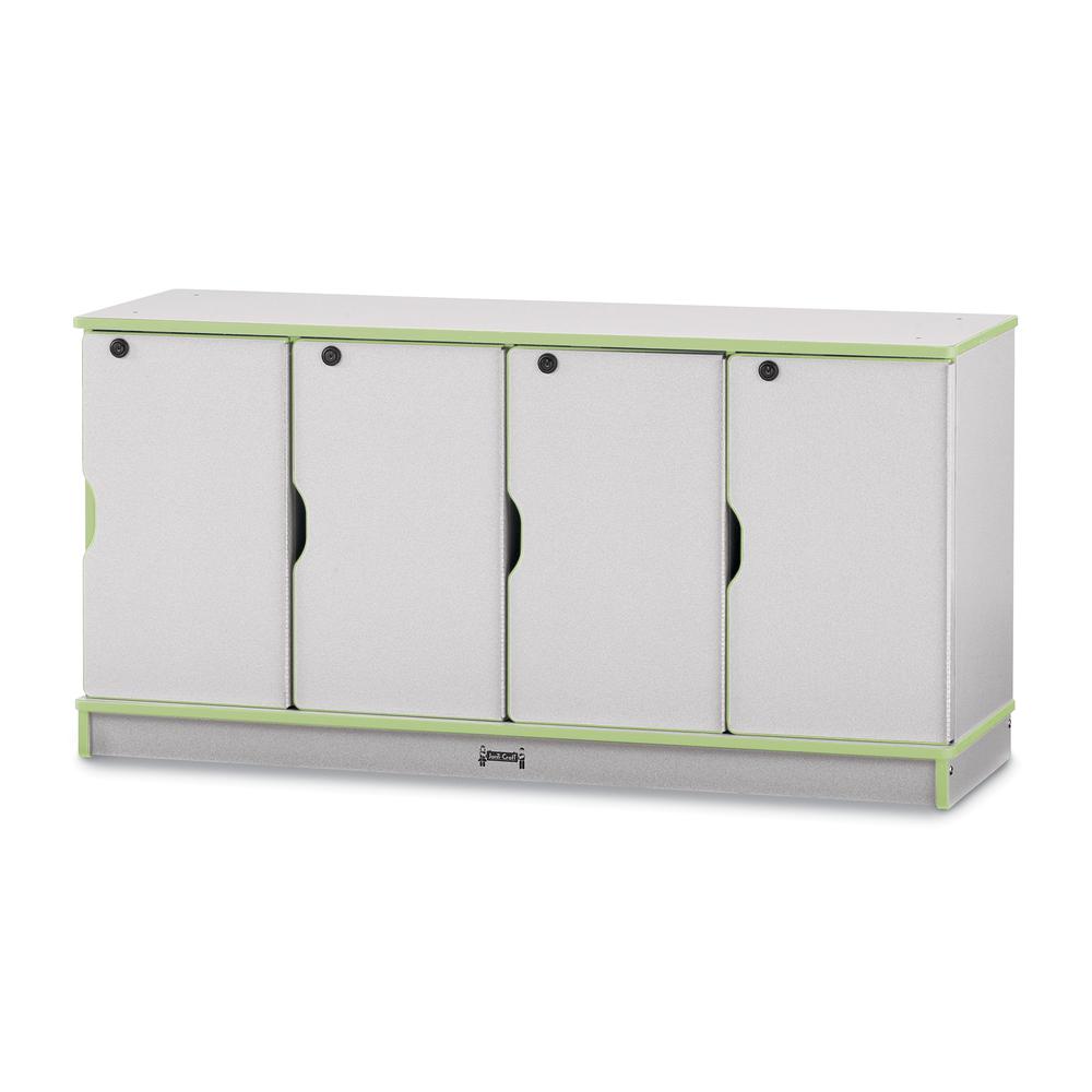 Stacking Lockable Lockers -  Single Stack. Picture 1