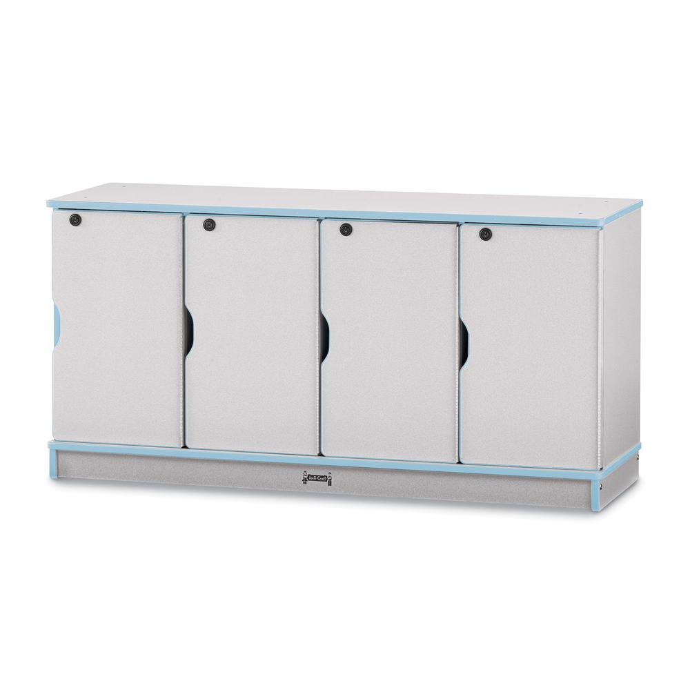 Stacking Lockable Lockers -  Single Stack. Picture 1