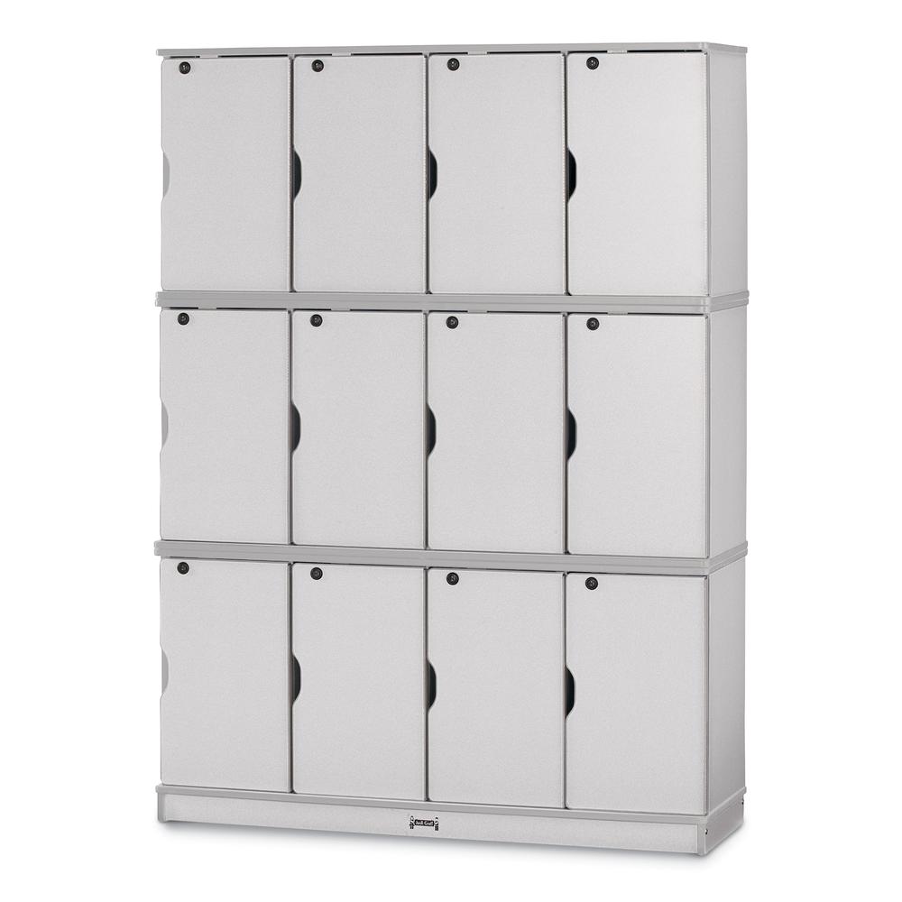 Stacking Lockable Lockers -  Triple Stack. Picture 1