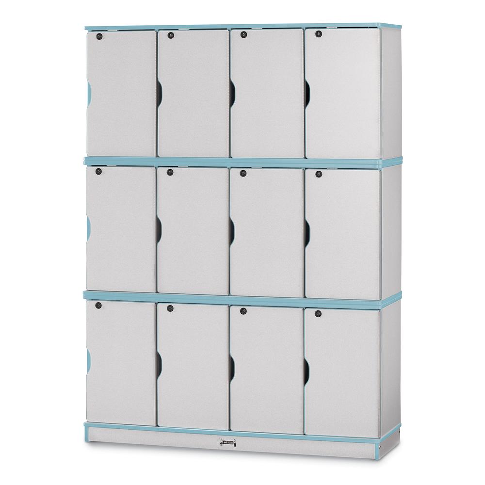Stacking Lockable Lockers -  Triple Stack. Picture 1