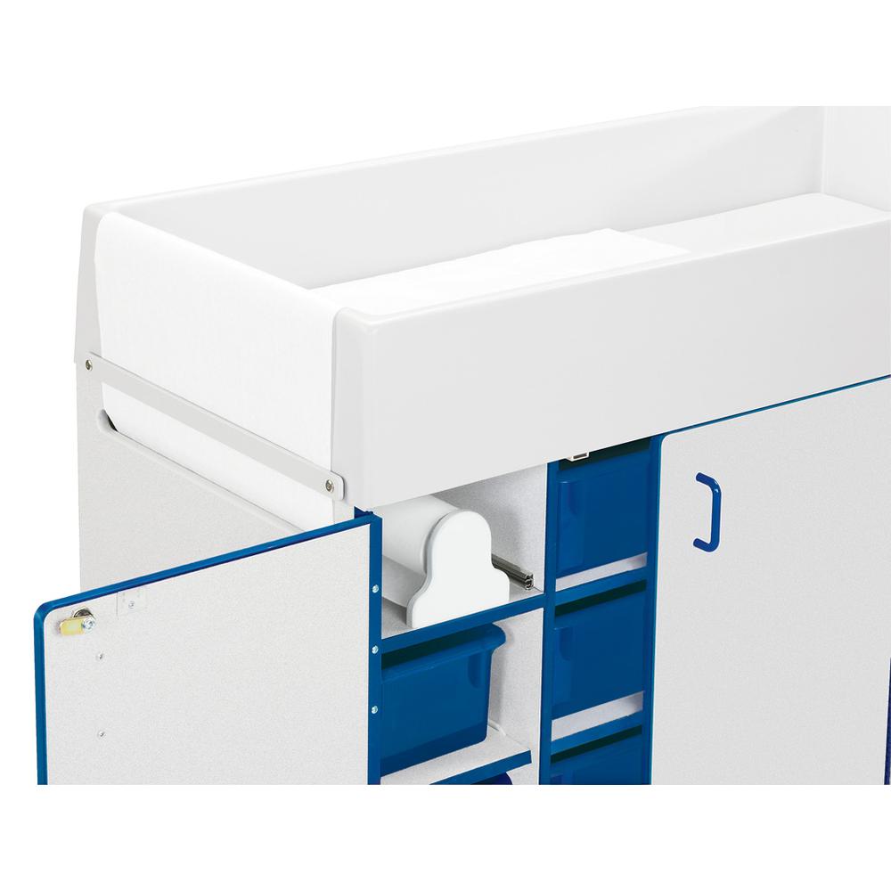 Diaper Changer with Stairs - Right - Blue. Picture 2