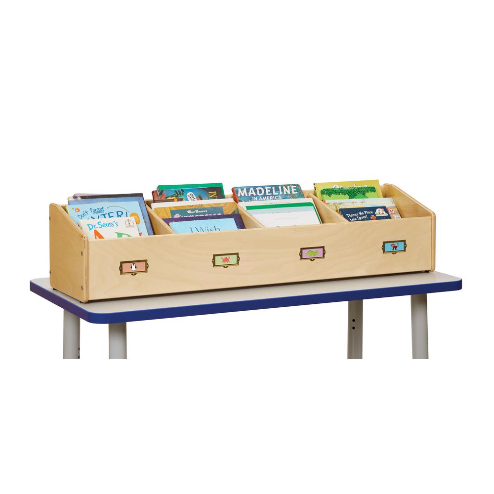 Jonti-Craft® Tabletop Book Browser - 4 Section. Picture 2