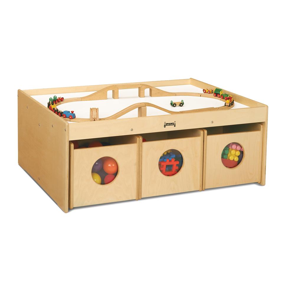 Activity Table with 6 Bins. Picture 2
