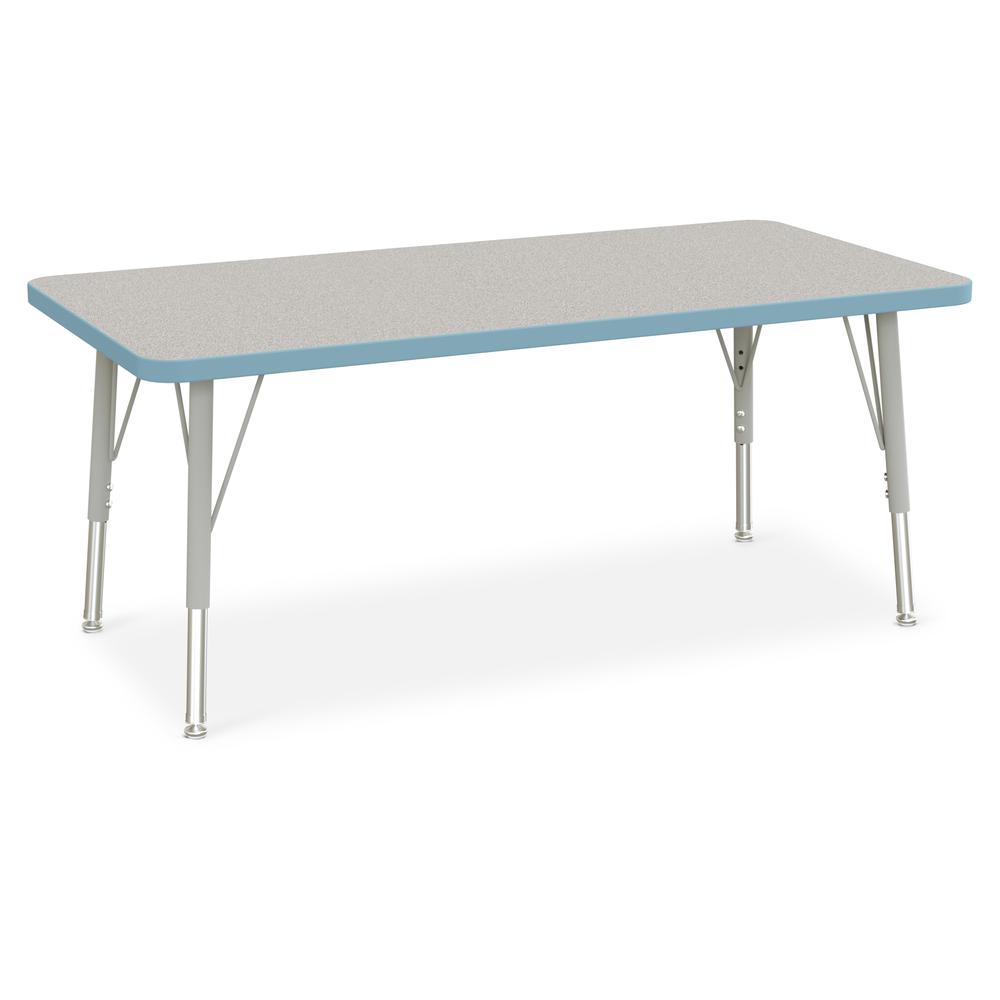 Rectangle Activity Table - 24" X 48", E-height. Picture 1
