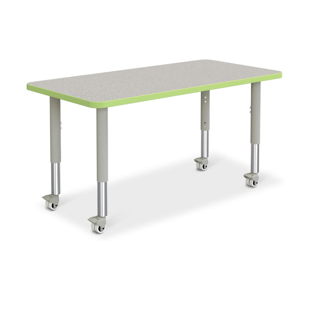 Rectangle Activity Table - 24" X 48", Mobile. Picture 1