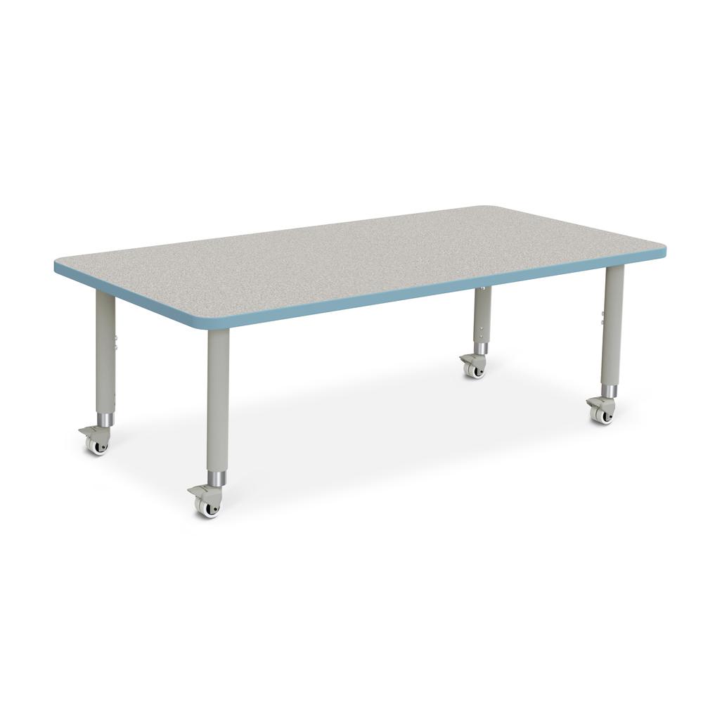 Rectangle Activity Table - 30" X 60", Mobile. Picture 1