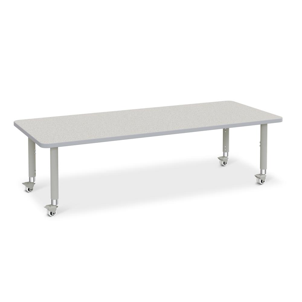 Rectangle Activity Table - 30" X 72", Mobile. Picture 1