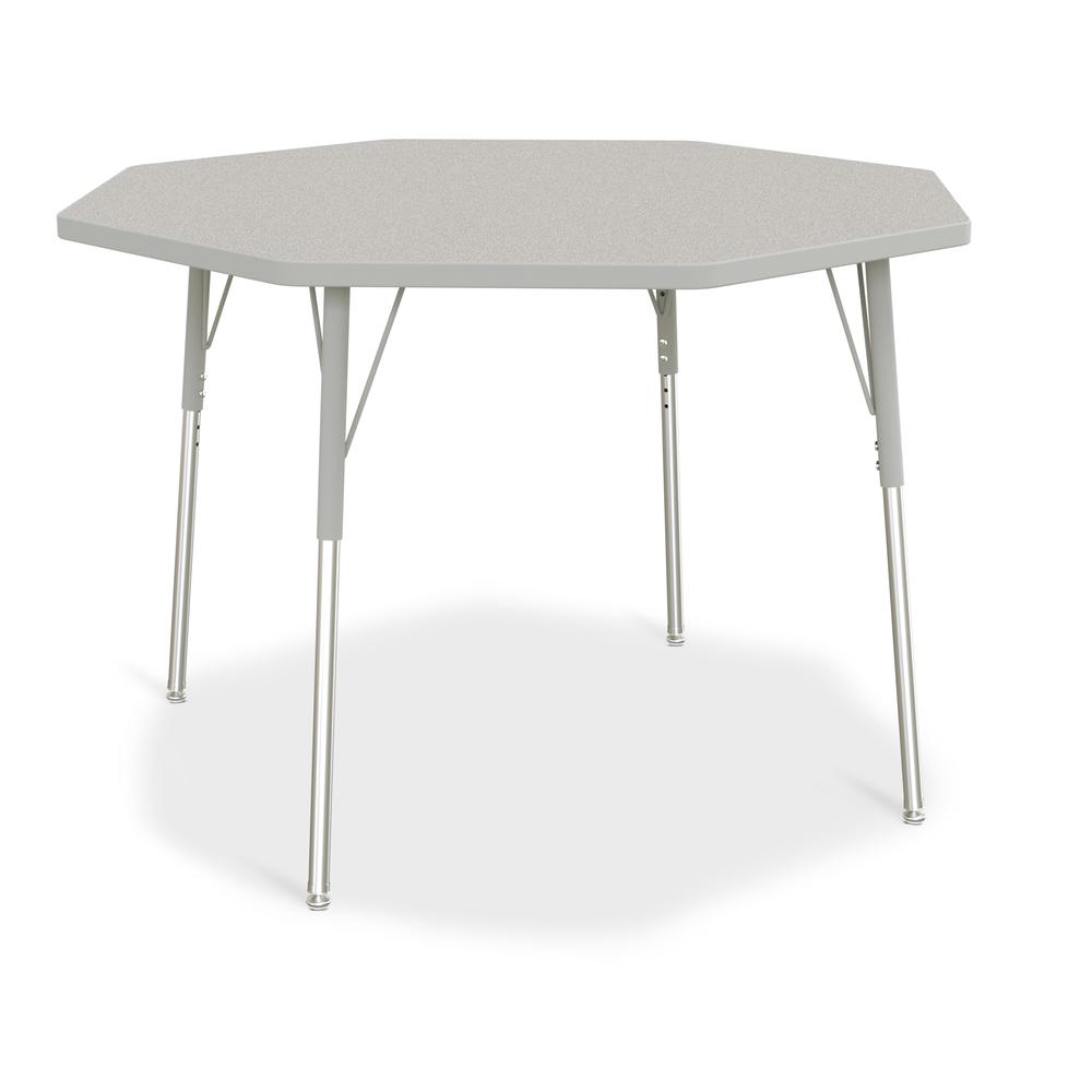 Octagon Activity Table - 48" X 48", A-height. Picture 1