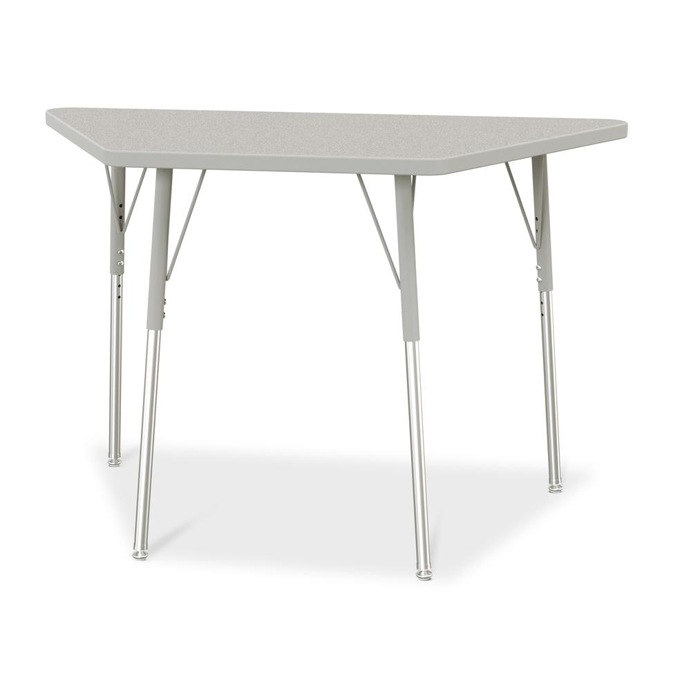 Trapezoid Activity Tables - 24" X 48", A-height. Picture 1