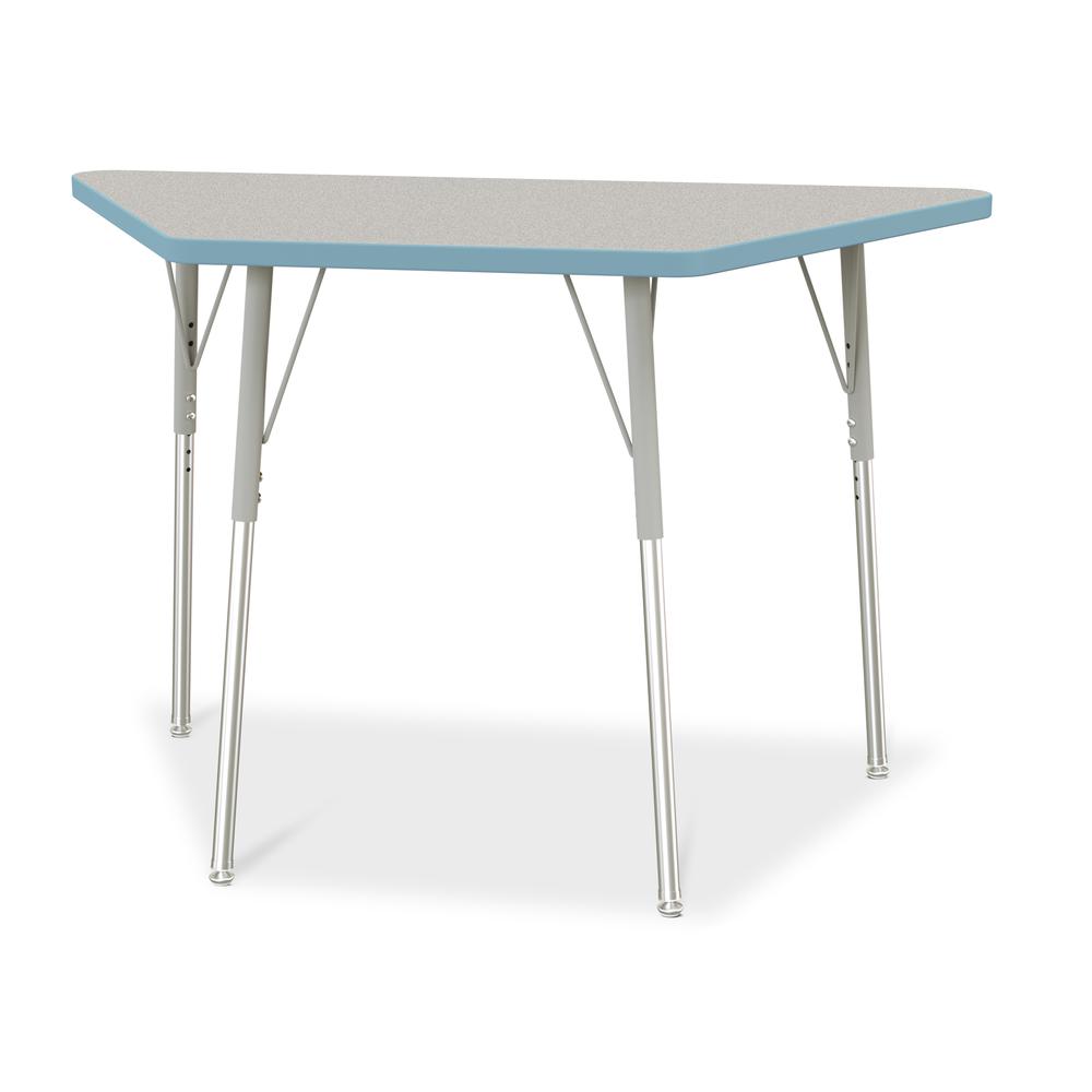 Trapezoid Activity Tables - 24" X 48", A-height. Picture 1