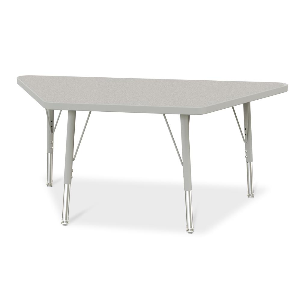 Trapezoid Activity Tables - 24" X 48", A-height. Picture 1