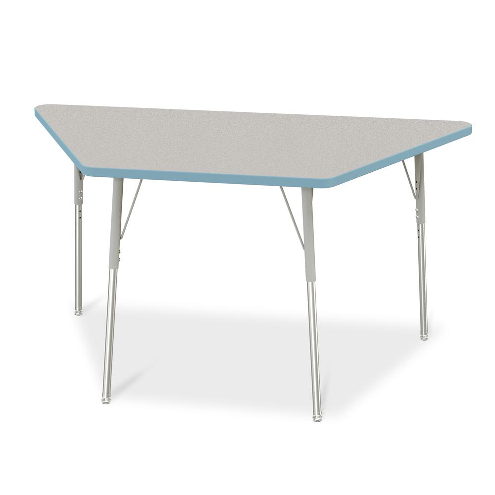 Trapezoid Activity Tables - 30" X 60", A-height. Picture 1