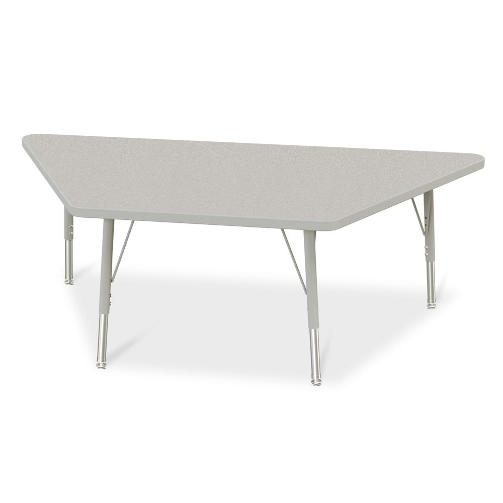 Trapezoid Activity Tables - 30" X 60", E-height. Picture 1