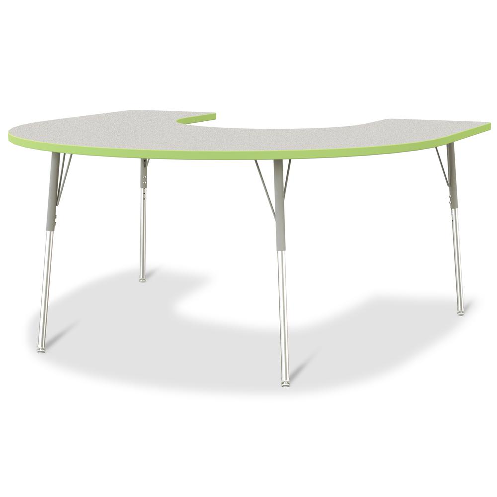 Horseshoe Activity Table - 66" X 60", A-height. Picture 1