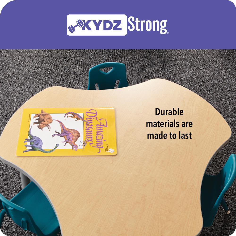 Trapezoid Activity Tables - 24" X 48", A-height. Picture 7