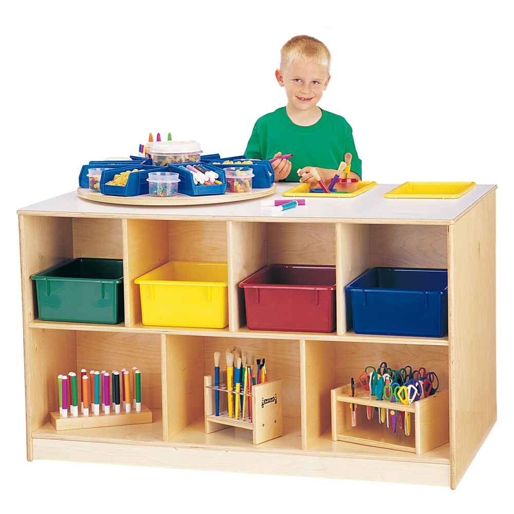 Mobile Twin Storage Island - without Trays. Picture 1