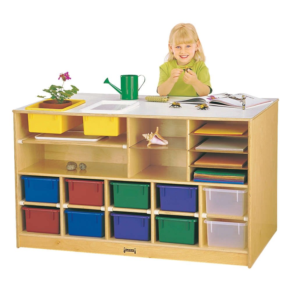 Mobile Twin Storage Island - without Trays. Picture 2