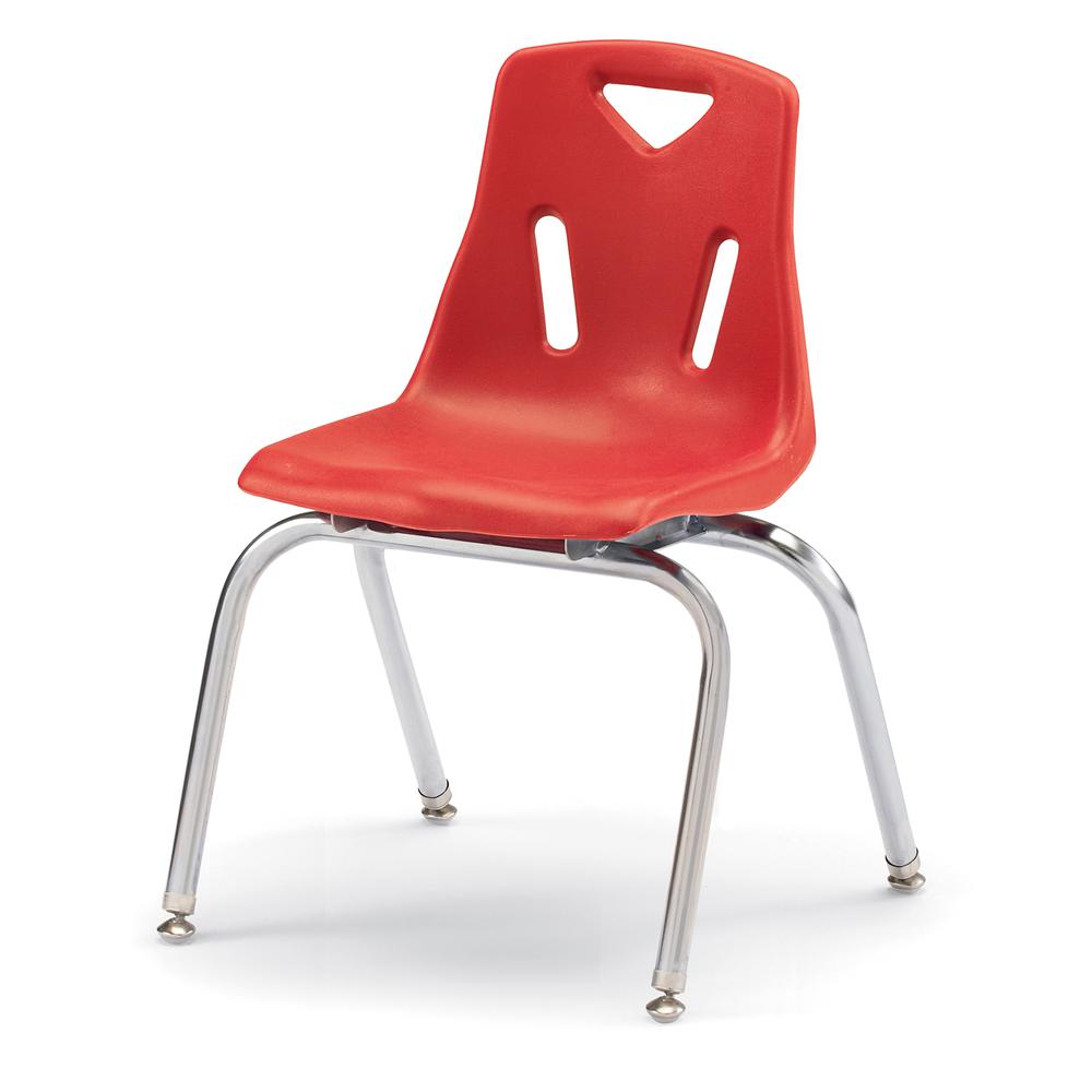 Berries® Stacking Chair with Chrome-Plated Legs - 12" Ht - Key Lime. Picture 8