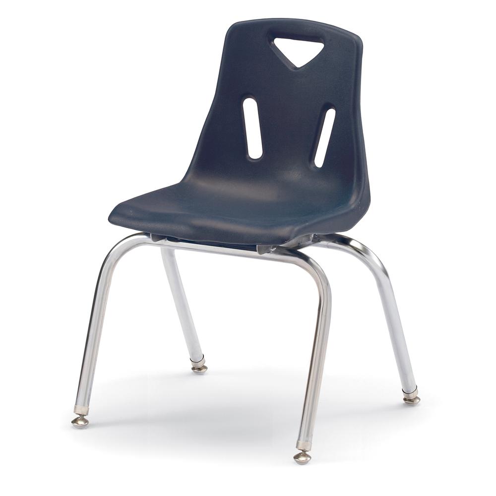 Berries® Stacking Chair with Chrome-Plated Legs - 12" Ht - Key Lime. Picture 10
