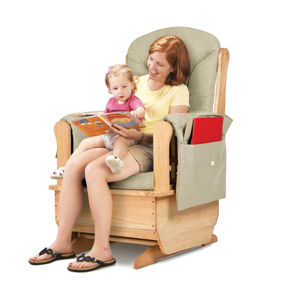 Glider Rocker - Olive Cushions. Picture 1