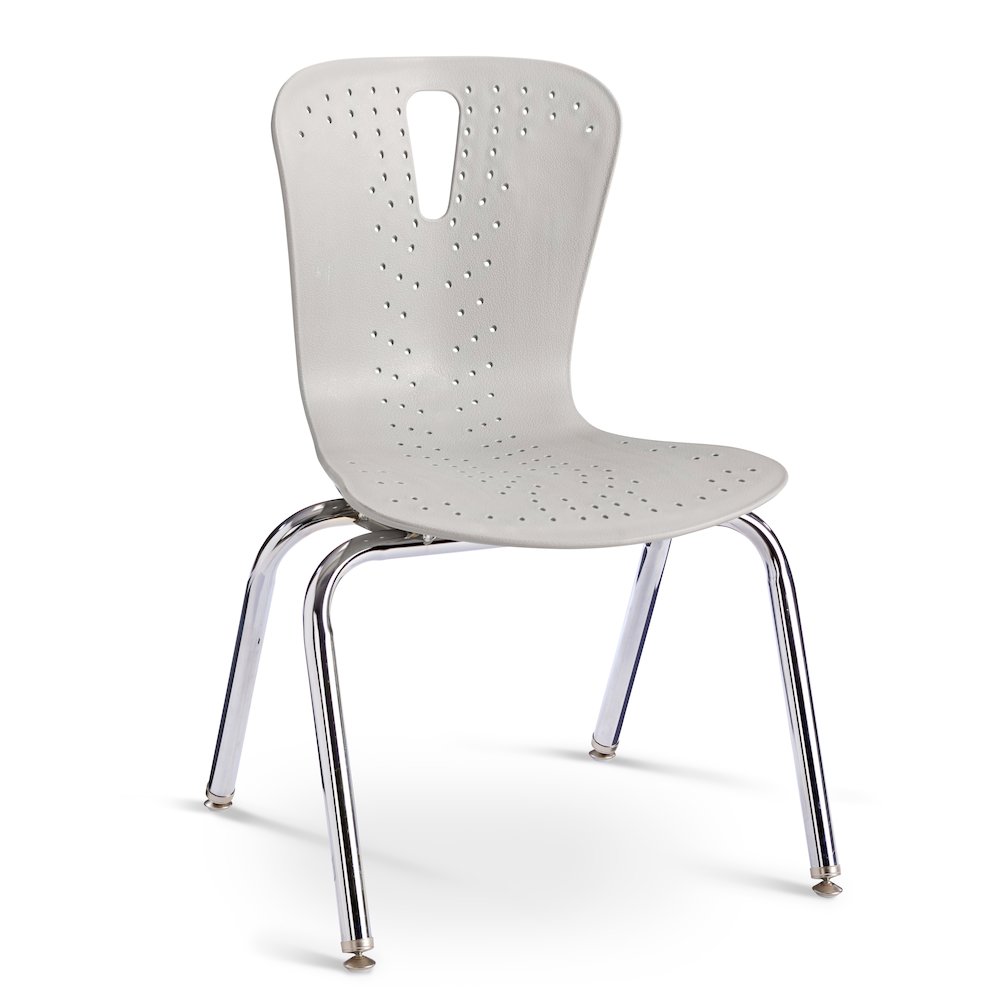 Berries Flow Chair - 16" Seat Height - Gray. Picture 1