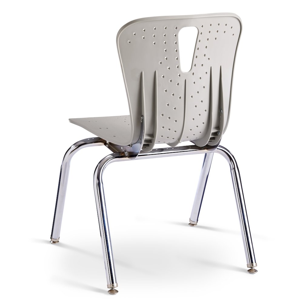 Berries Flow Chair - 16" Seat Height - Gray. Picture 2