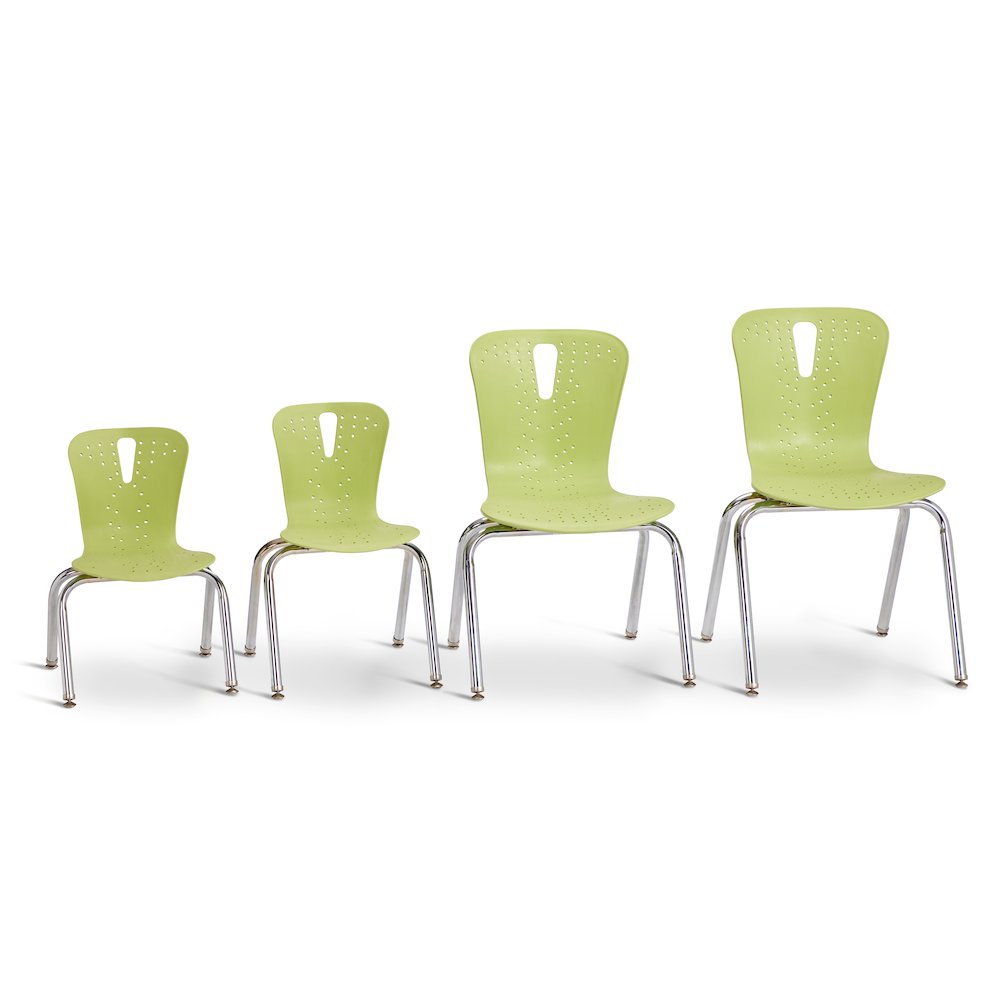 Berries Flow Chair - 14" Seat Height - Key Lime. Picture 5