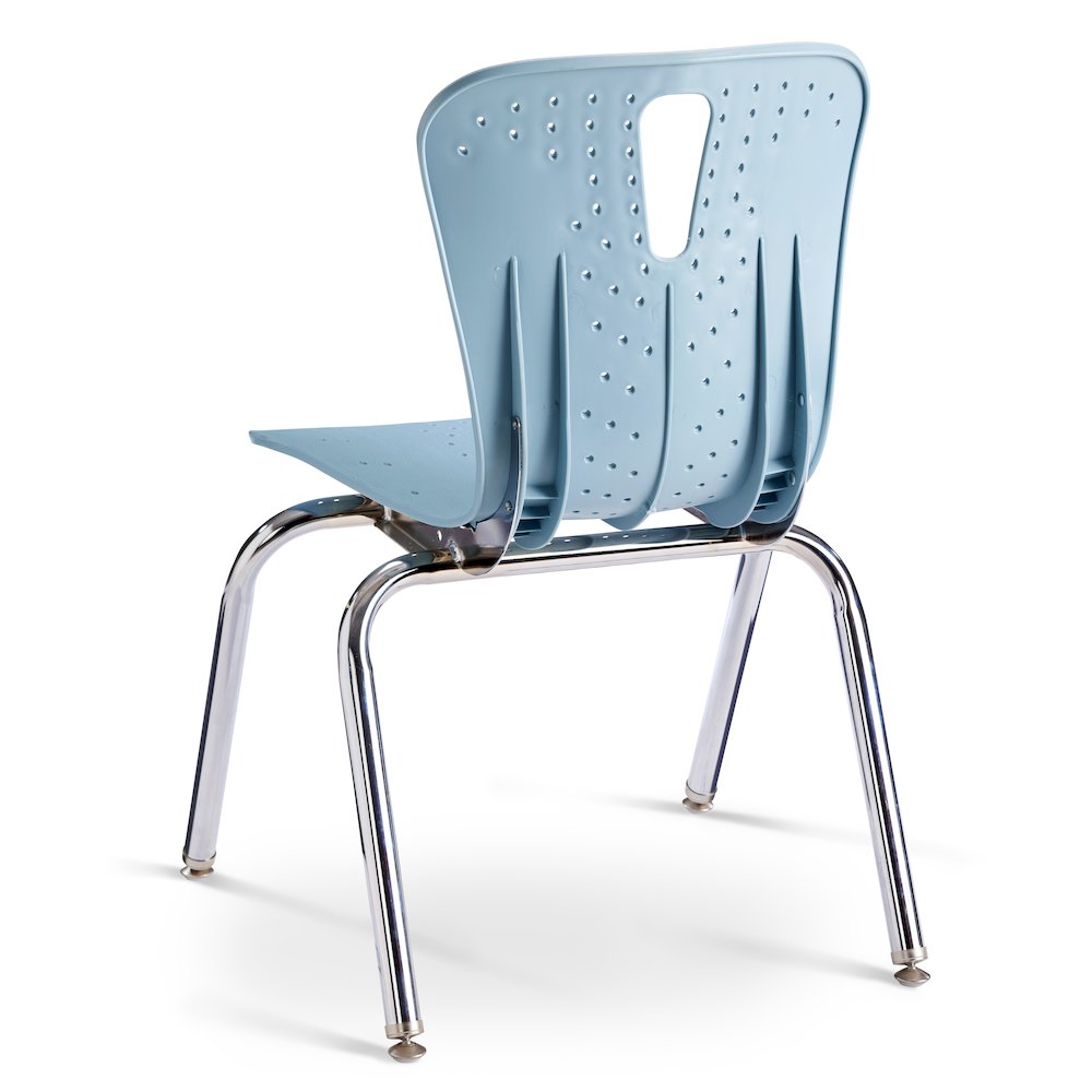 Berries Flow Chair - 16" Seat Height - Coastal Blue. Picture 2