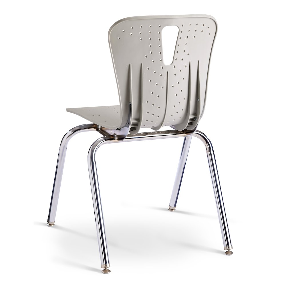 Berries Flow Chair - 18" Seat Height - Gray. Picture 2