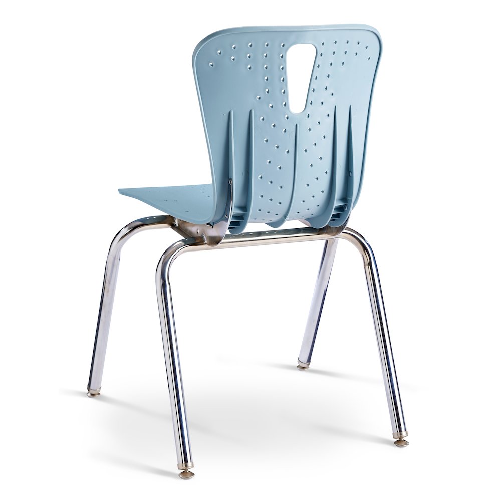 Berries Flow Chair - 18" Seat Height - Coastal Blue. Picture 3