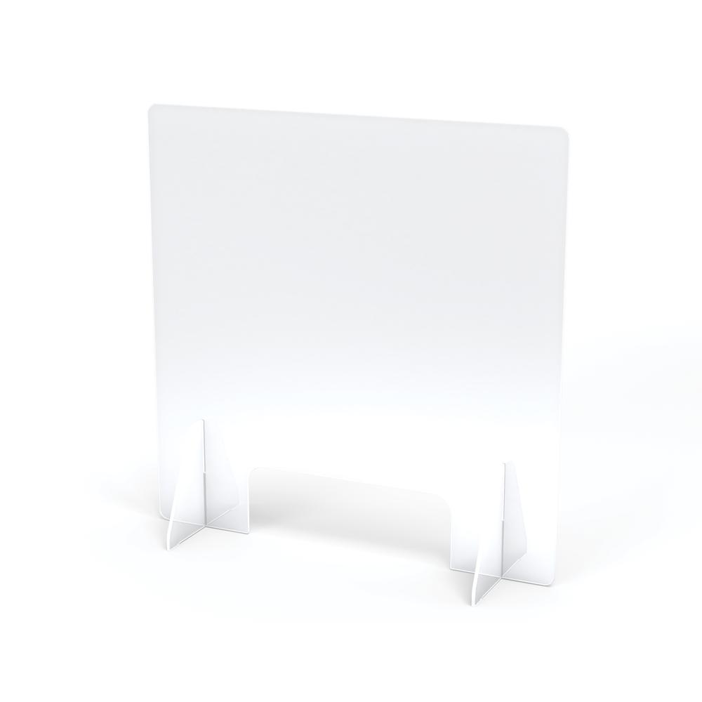 Jonti-Craft® See-Thru Table Divider Shields - 2 Station with Opening - 23.5" x 8" x 23.5". Picture 1