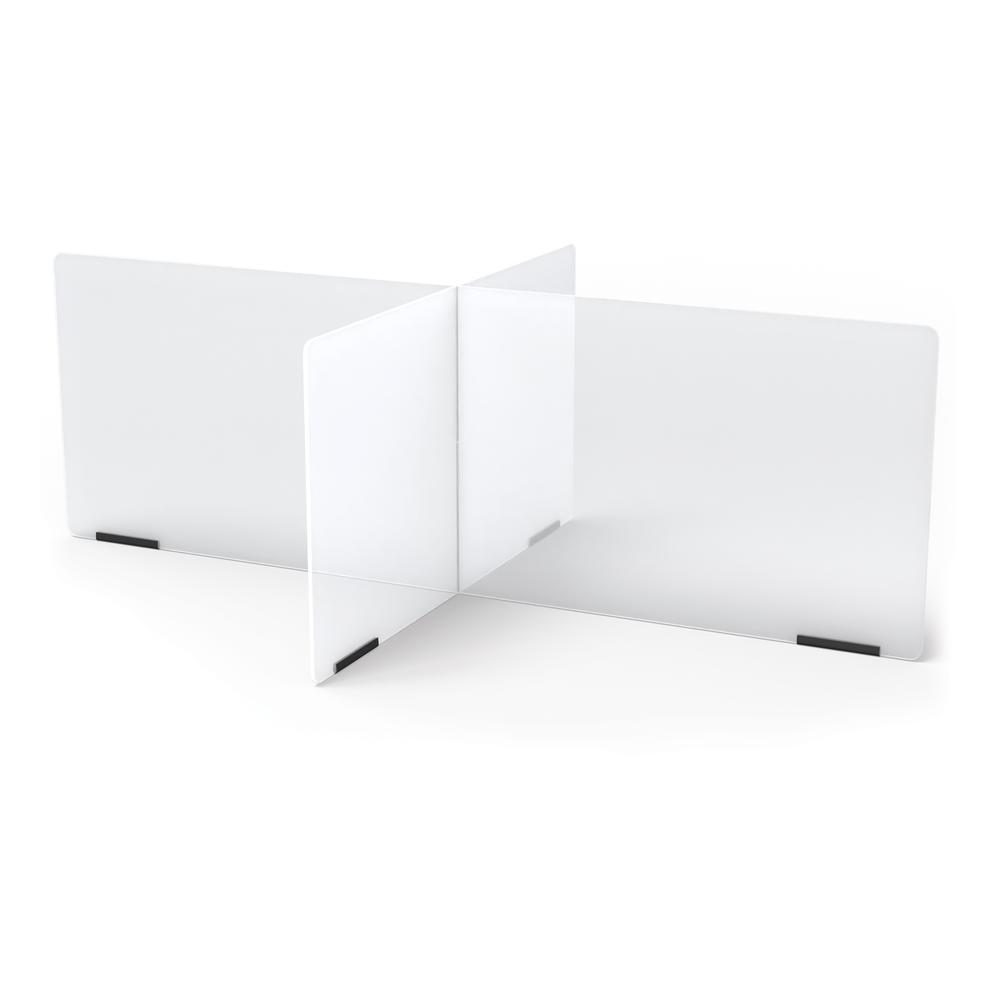 Jonti-Craft® See-Thru Table Divider Shields - 4 Station - 47.5" x 29.5" x 16". Picture 1