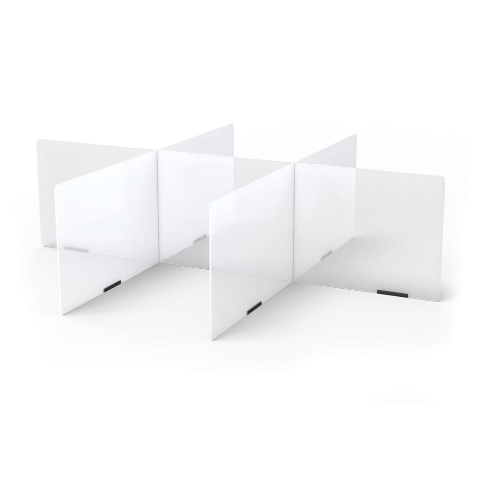 Jonti-Craft® See-Thru Table Divider Shields - 6 Station - 58.5" x 47.5" x 16". Picture 1