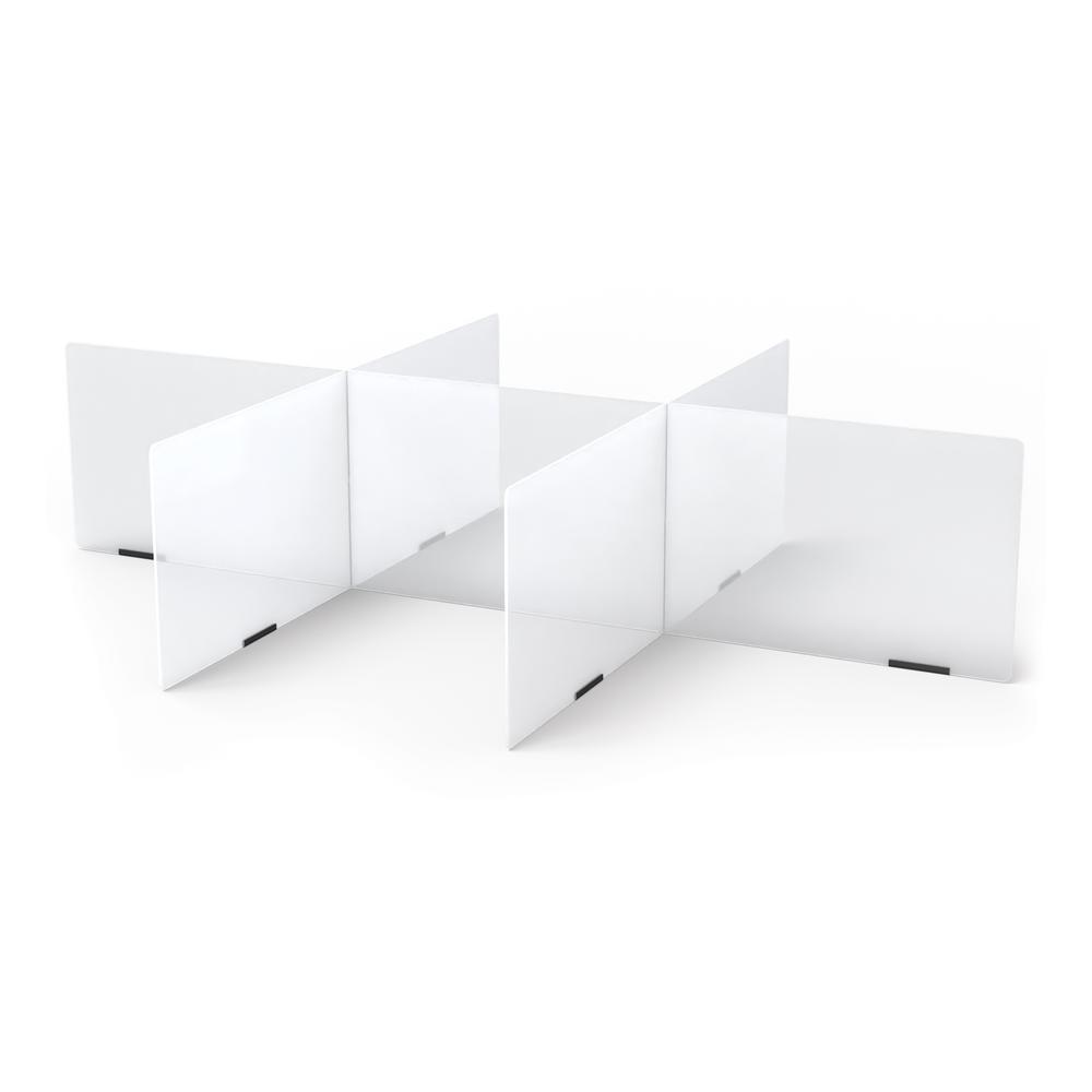 Jonti-Craft® See-Thru Table Divider Shields - 6 Station - 70.5" x 47.5" x 16". Picture 1